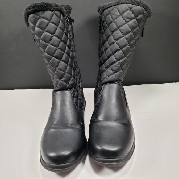Totes Boots Women's Size 10W Black Jade Wide Winter Boot Thermalite - Picture 1 of 7